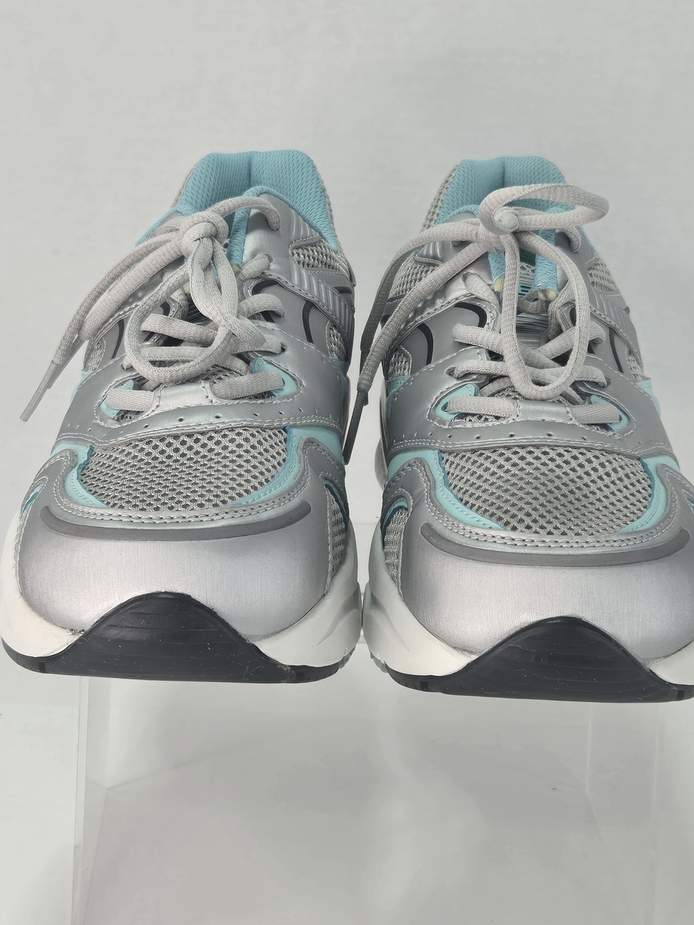 Apex X527 Women's Light Blue Gray Walking Athletic Orthopedic Sneakers Size 10 W - Picture 3 of 14